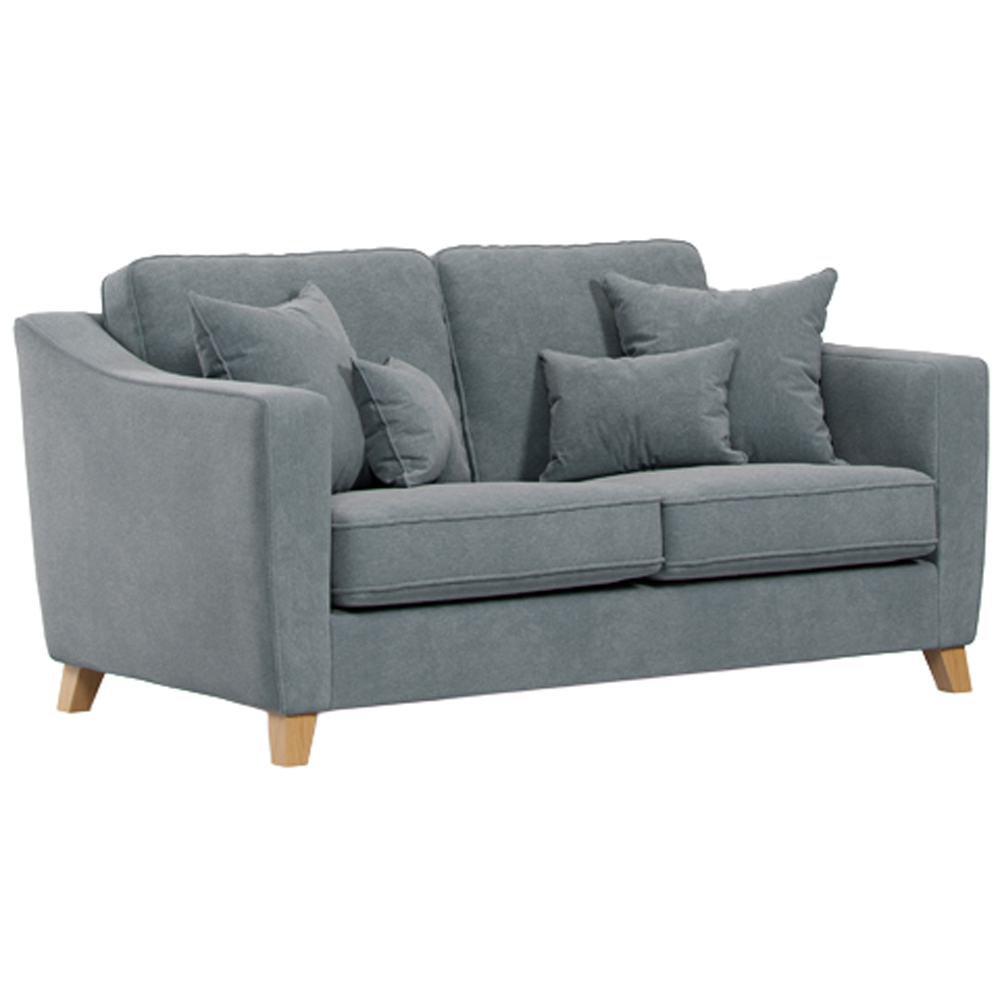 Marlon 2 Seater Small City Denim Sofa Image 2