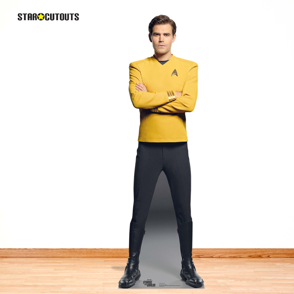 Star Cutouts Paul Wesley as James T Kirk Cardboard Cutout 5ft Image 2