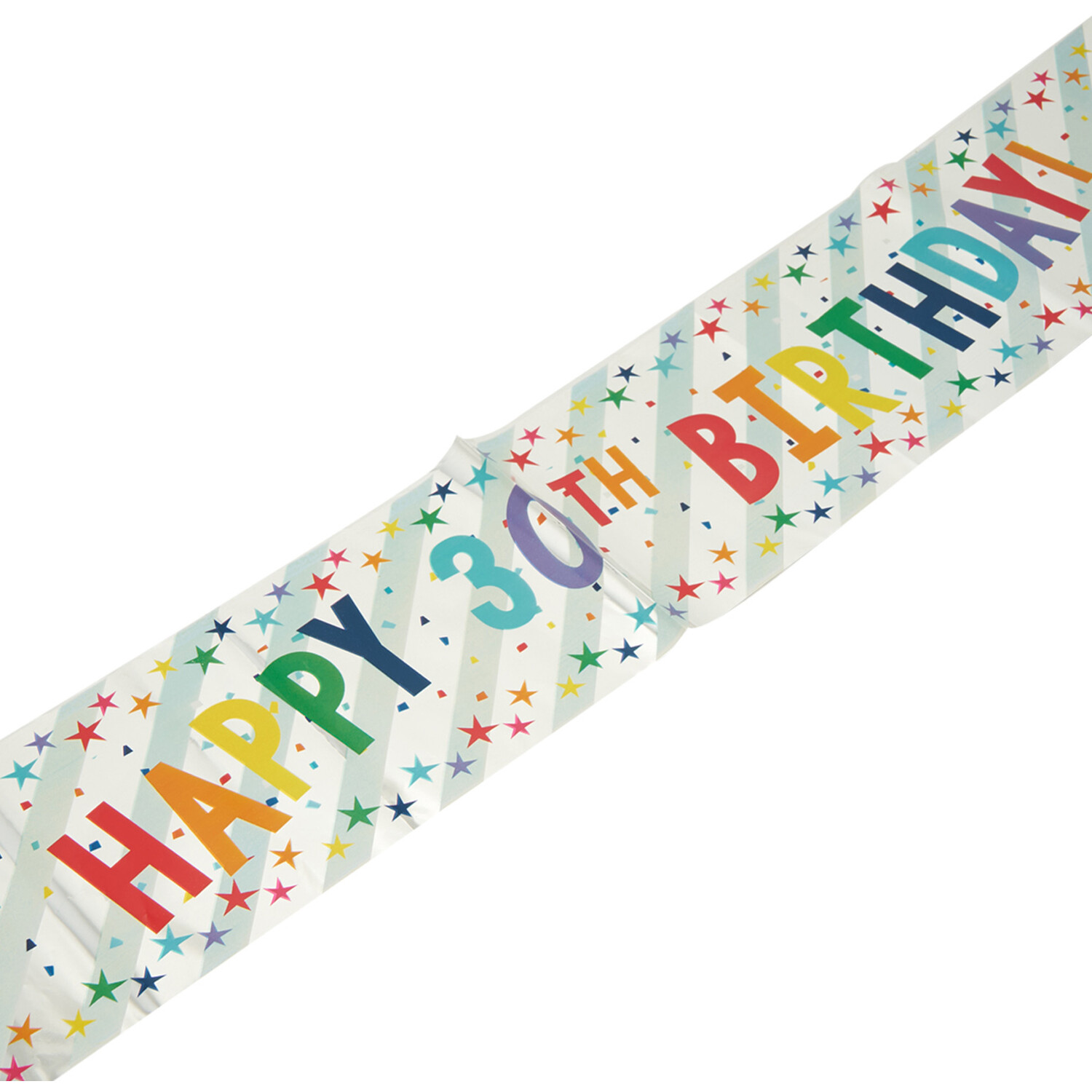 Happy 30th Birthday Banner - Multicolour Image 4