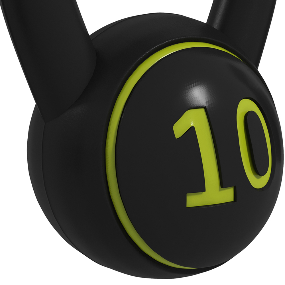 SPORTNOW Black 3 Piece Kettlebell Set with Storage Rack Image 3