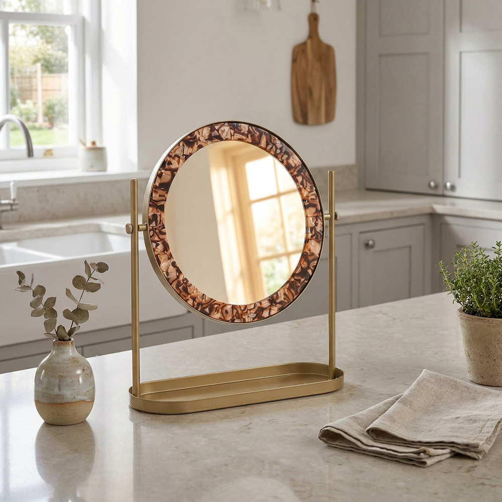 Tortoiseshell Desktop Mirror Image 7