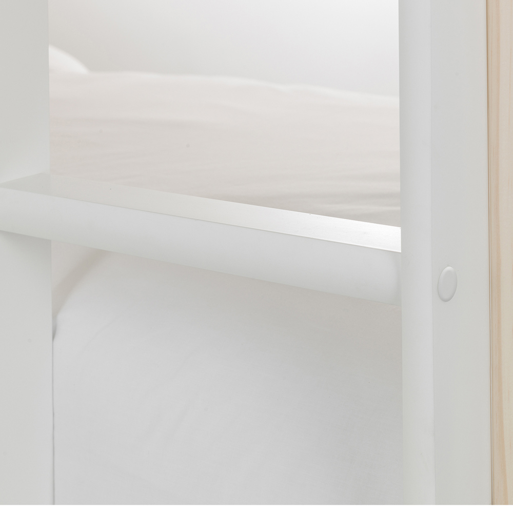 Julian Bowen Nova White and Pine Two Tone Bunk Bed Image 5