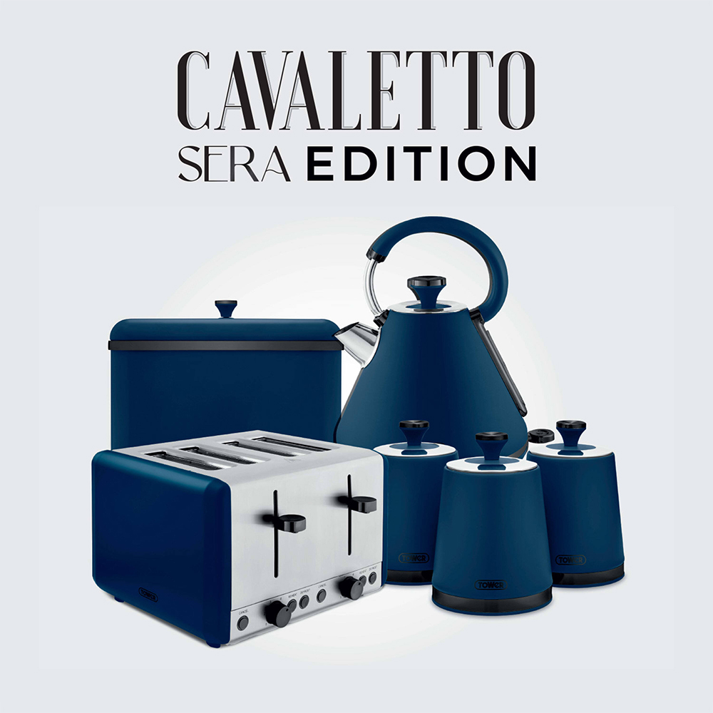 Tower Sera T10079MNB Midnight Blue 1.7L Pyramid Kettle Image 7