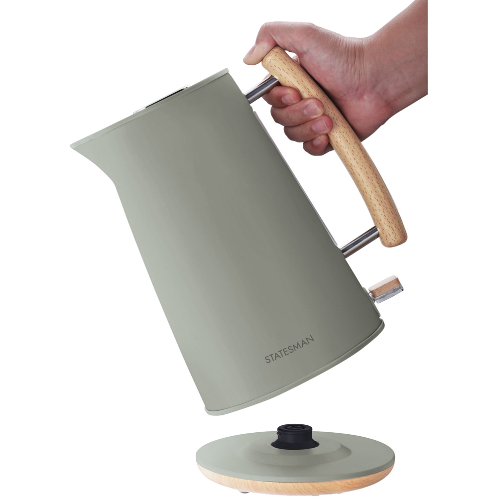 Statesman SKK00153GR Green Scandi Design 1.7L Jug Kettle 3000W Image 4