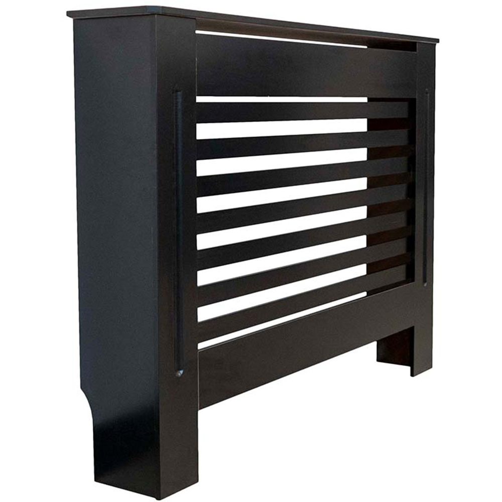 Jack Stonehouse Matt Black Horizontal Line Radiator Cover Medium Image 1