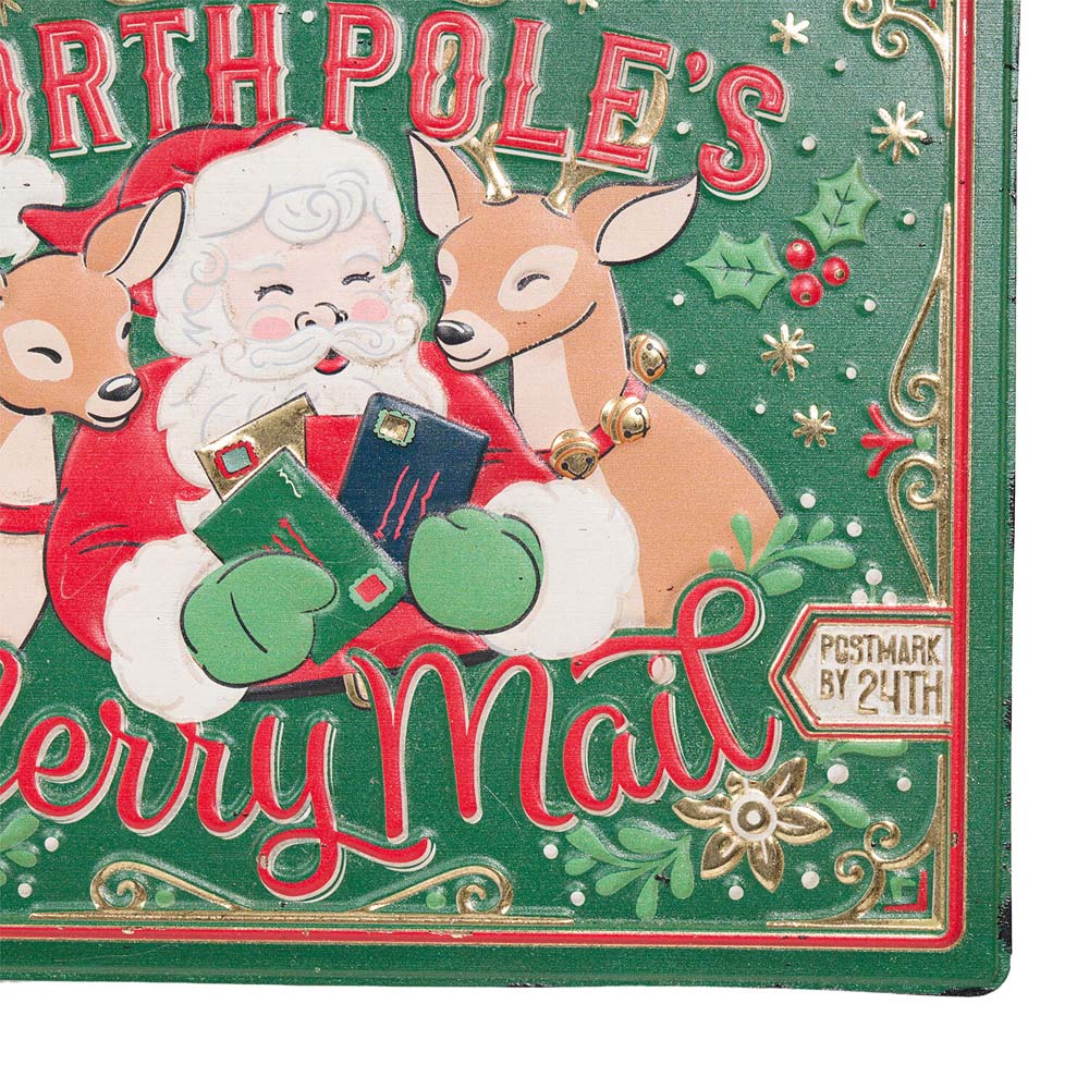 Vintage Santa Mail Wall Art Image 3