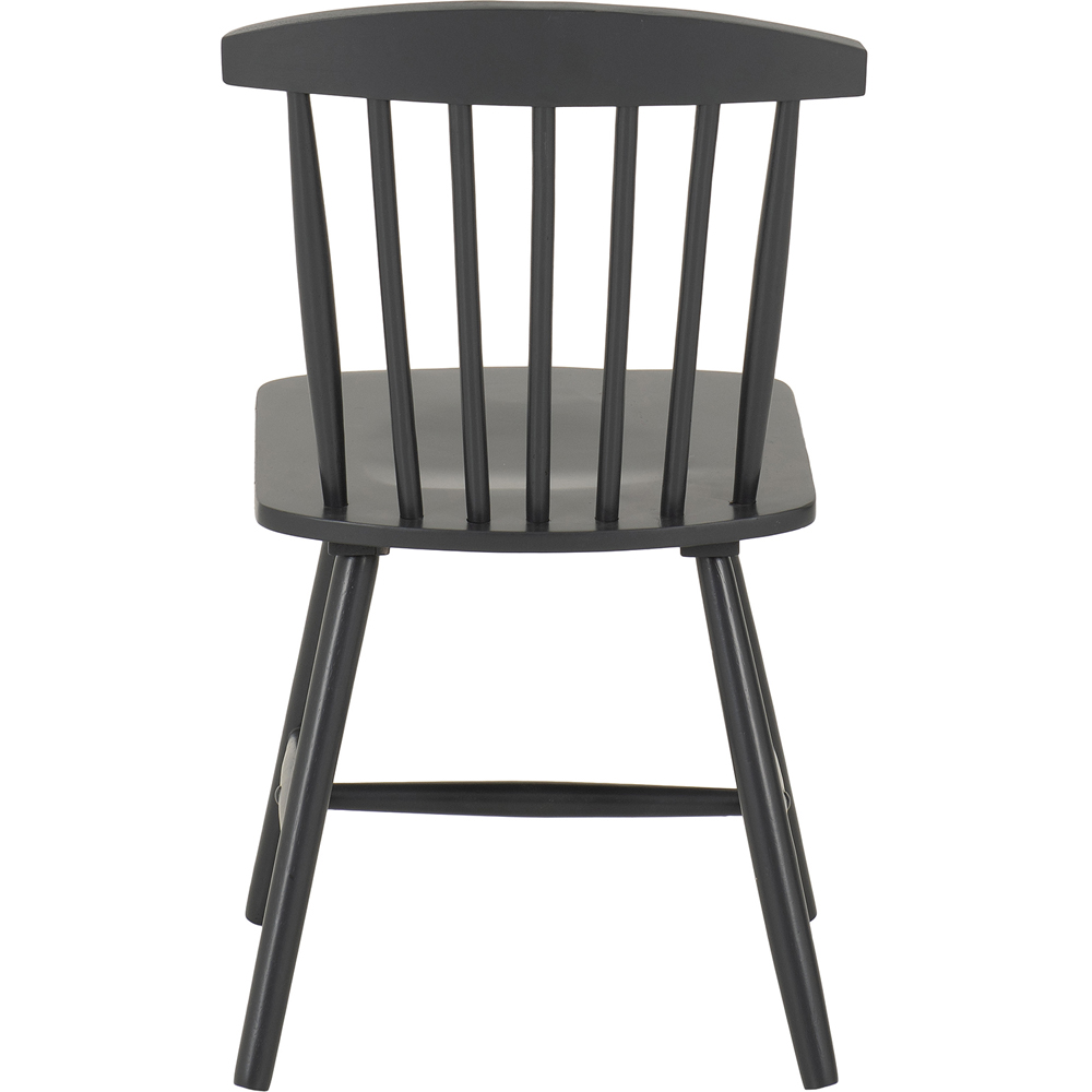 Seconique Emery Set of 2 Dark Grey Dining Chair Image 5