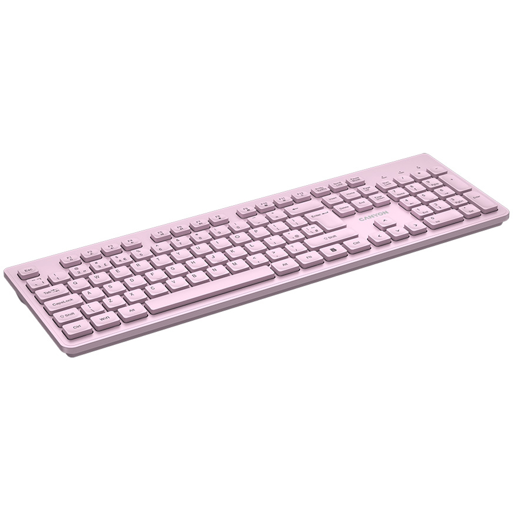 Canyon CNS-HKBW01 Pink Wireless Keyboard Image 4