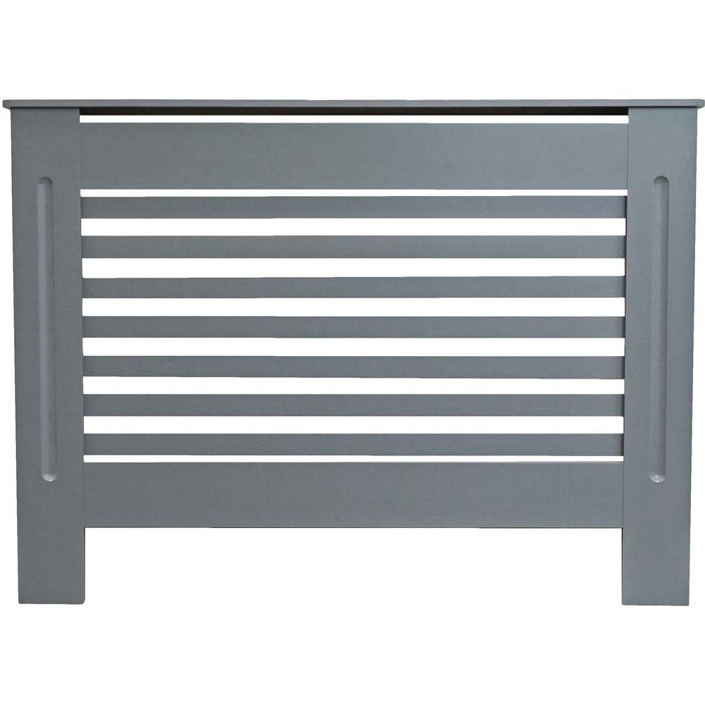 Jack Stonehouse Matt Grey Horizonal Line Radiator Cover Medium Image 3