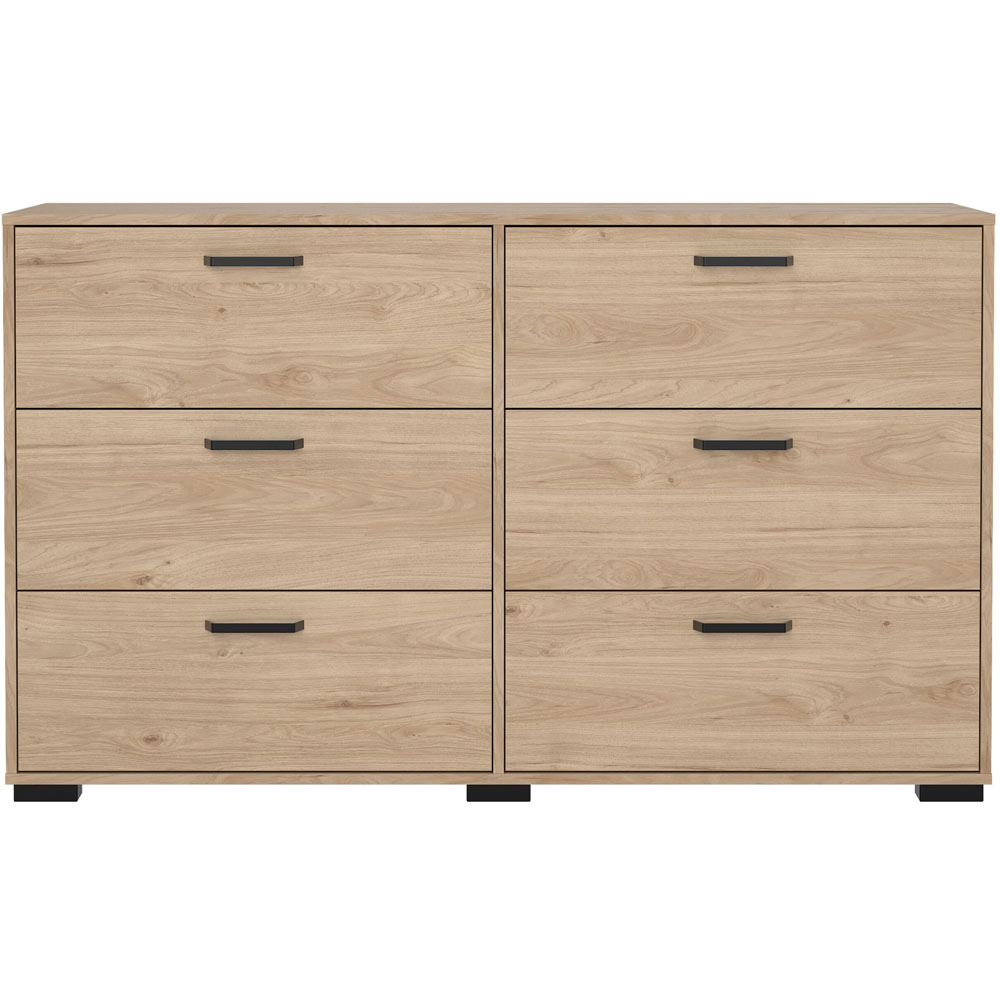 Florence Sofia 6 Drawer Jackson Hickory Chest of Drawers Image 2