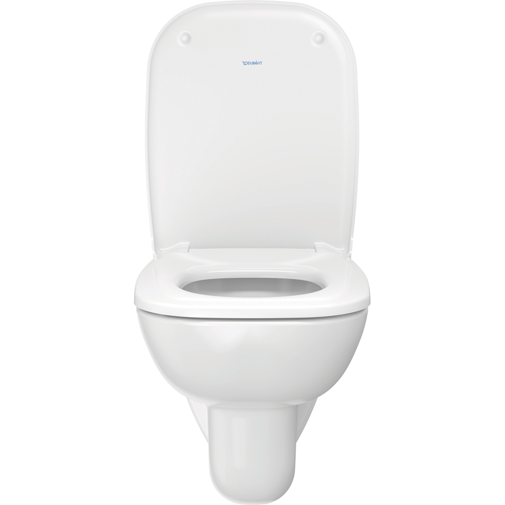 Duravit D-Code White Compact Toilet Seat and Cover 360 x 430mm Image 4