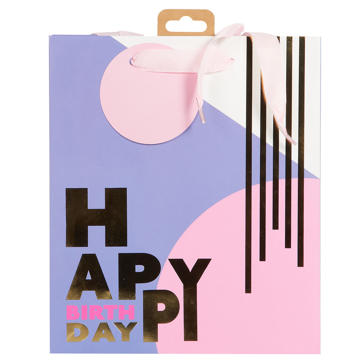 Pack of 4 Pink Medium Birthday Gift Bags Pink Image 7