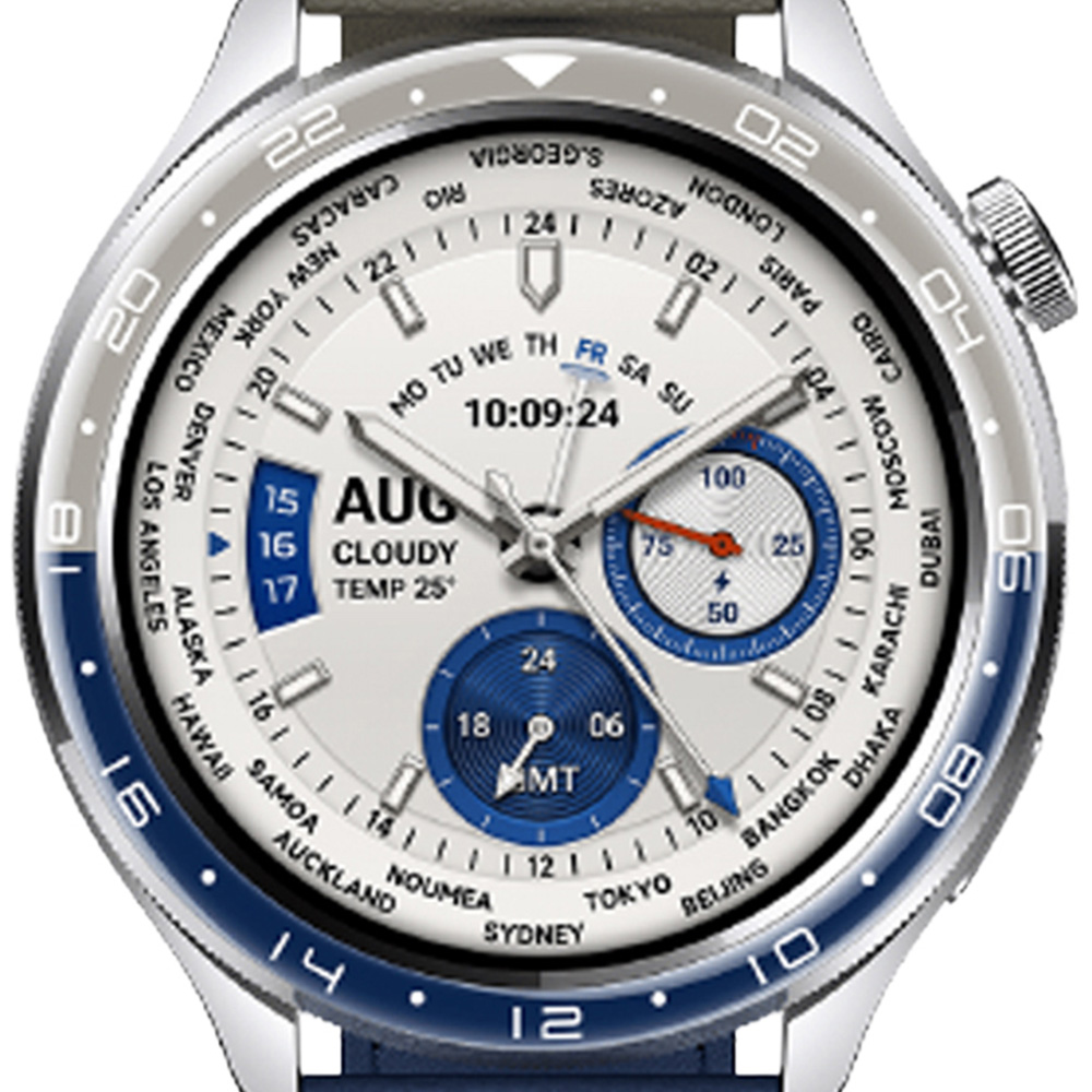 Xiaomi Watch S4 Dual Tone Blue Grey Bezel and Strap Kit Image 2