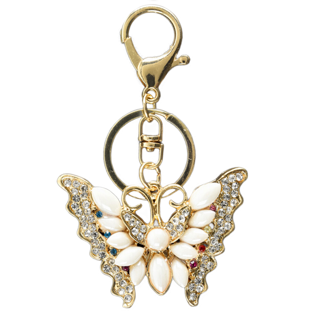 Bedazzled Butterfly Key Charm Image 1