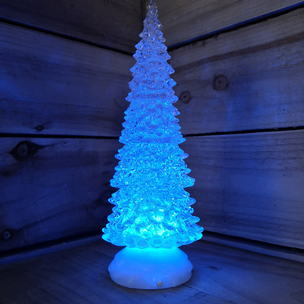 Samuel Alexander Colour Changing Tree LED Christmas Water Spinner 32cm Image 4