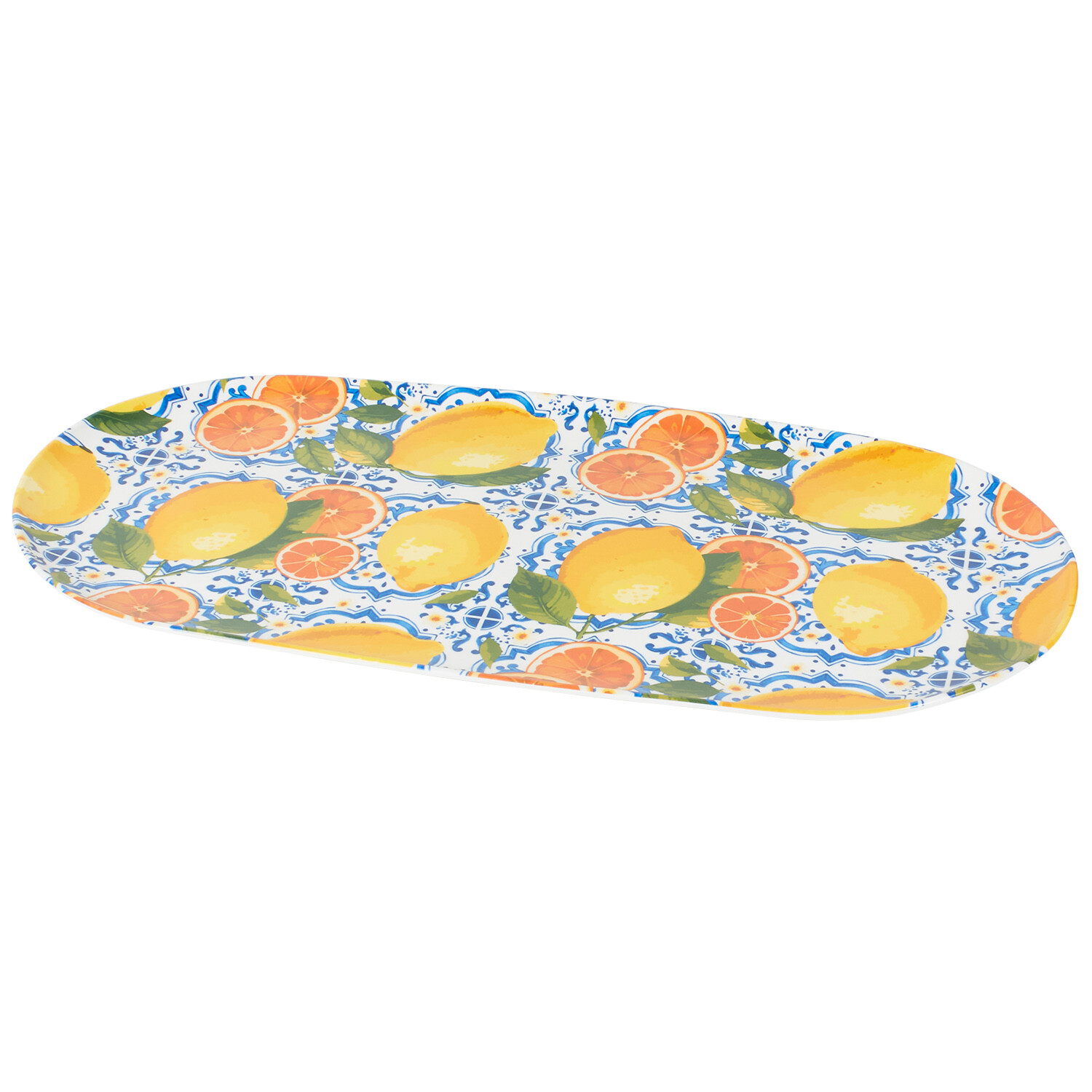 Dolce Vita Melamine Serving Plate Blue Image 2