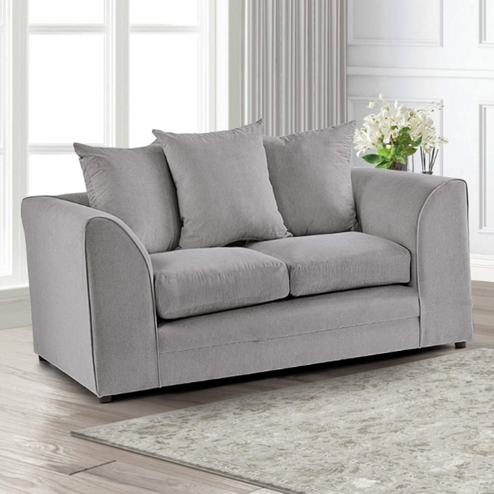 Portland Mirana Modern 5 Seater Velvet Plush Velvet Sofa Set Image 2