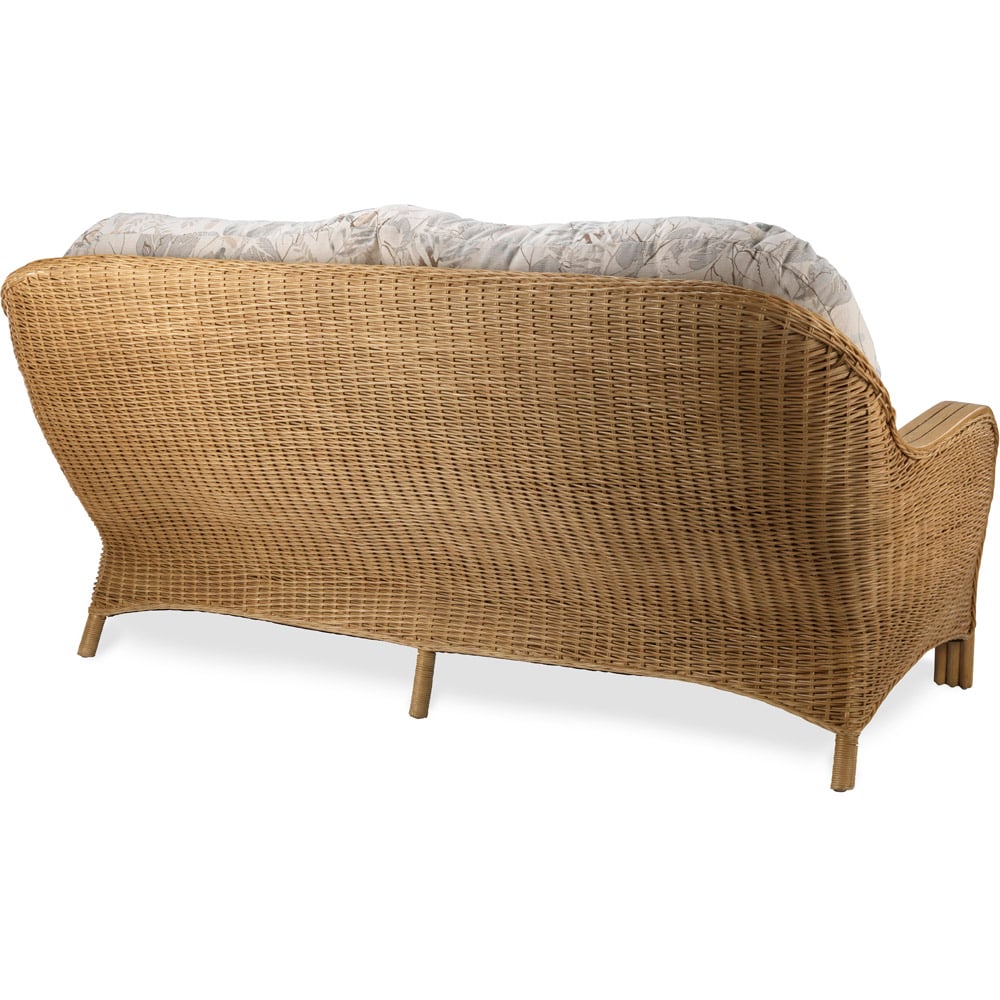 Desser Centurion 3 Seater Leafy Natural Rattan Sofa Image 3