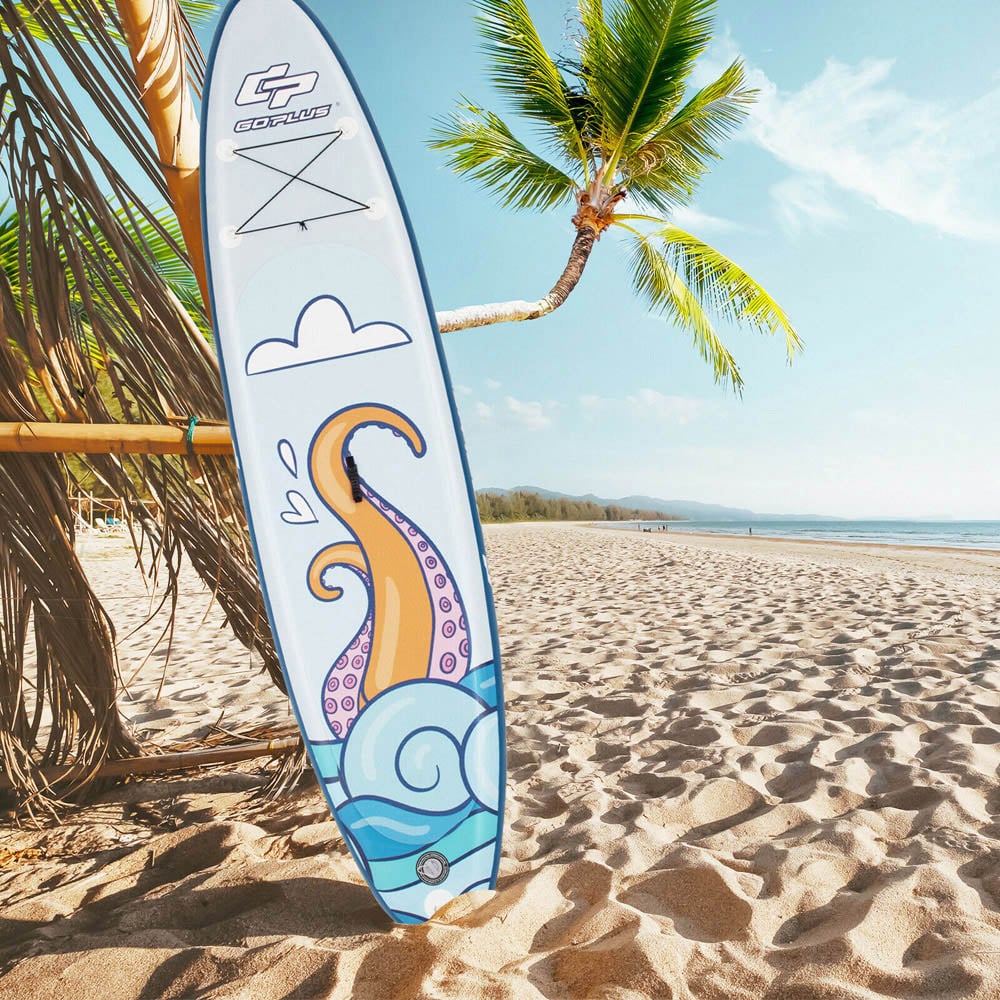Costway Inflatable Stand Up Paddle Board and Accessories 11ft Image 2
