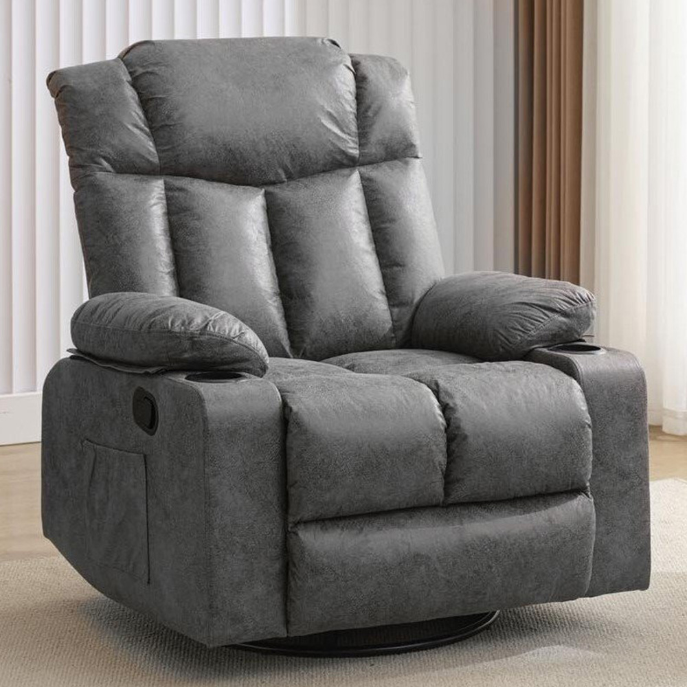 Cheston Grey Recliner Chair Image 1