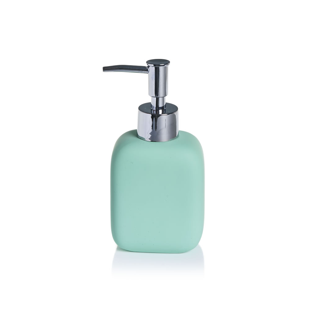 Wilko Soft Touch Soap Dispenser Fresh Aqua Wilko