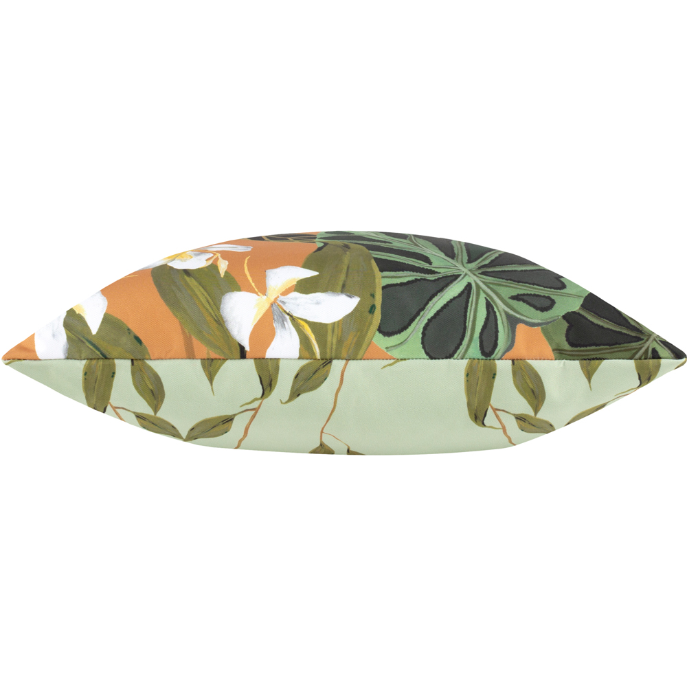 Wylder Kali Multicolour Leaves Outdoor Reversible Cushion Image 4