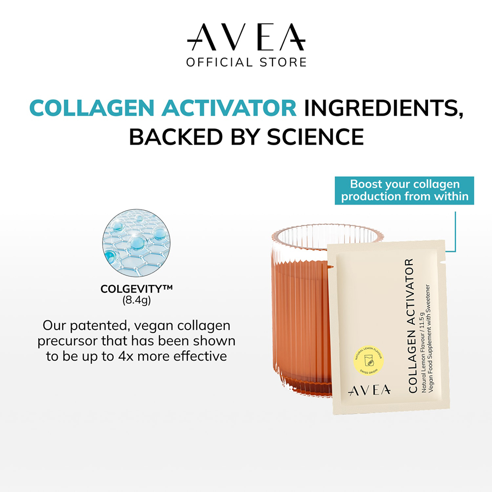 AVEA Lemon Collagen Powder Sachets 30 Pack Image 4