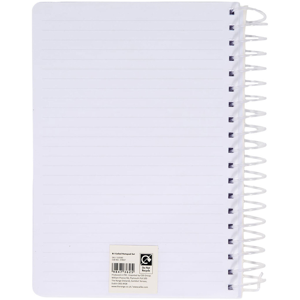B5 Coiled Notepad Set Image 3