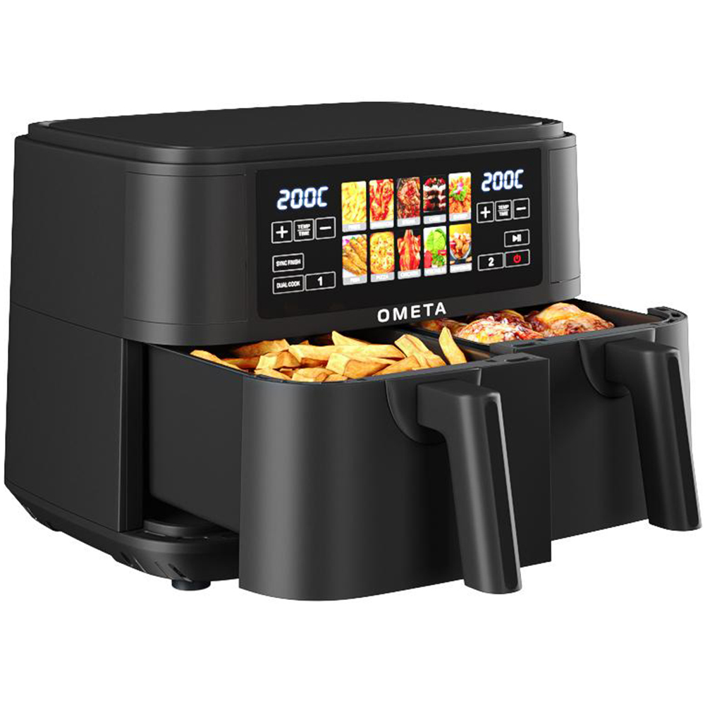 Ometa Lumi Black 10L Dual Air Fryer 2600W Image 3