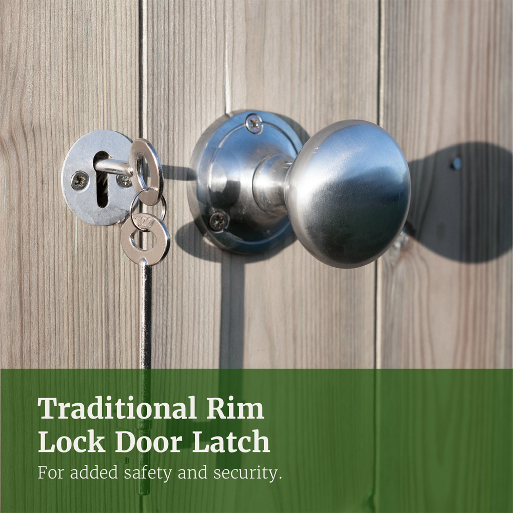 Forest Garden Timberdale 6 x 4ft Reverse Apex Garden Shed Image 5