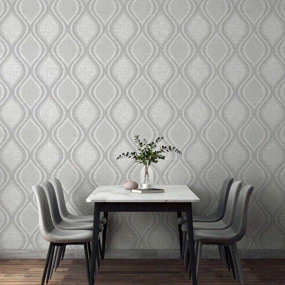 Arthouse Curve Grey Wallpaper Image 4