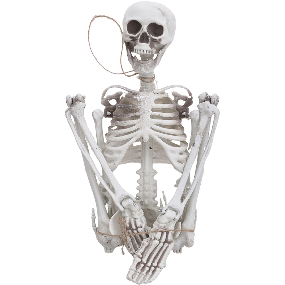 Living and Home Halloween Realistic Poseable Skeleton 157cm Image 2