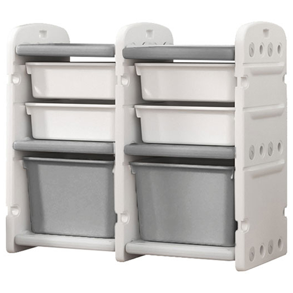 H&O Direct 6 Compartment Kids Storage Cabinet Image 2