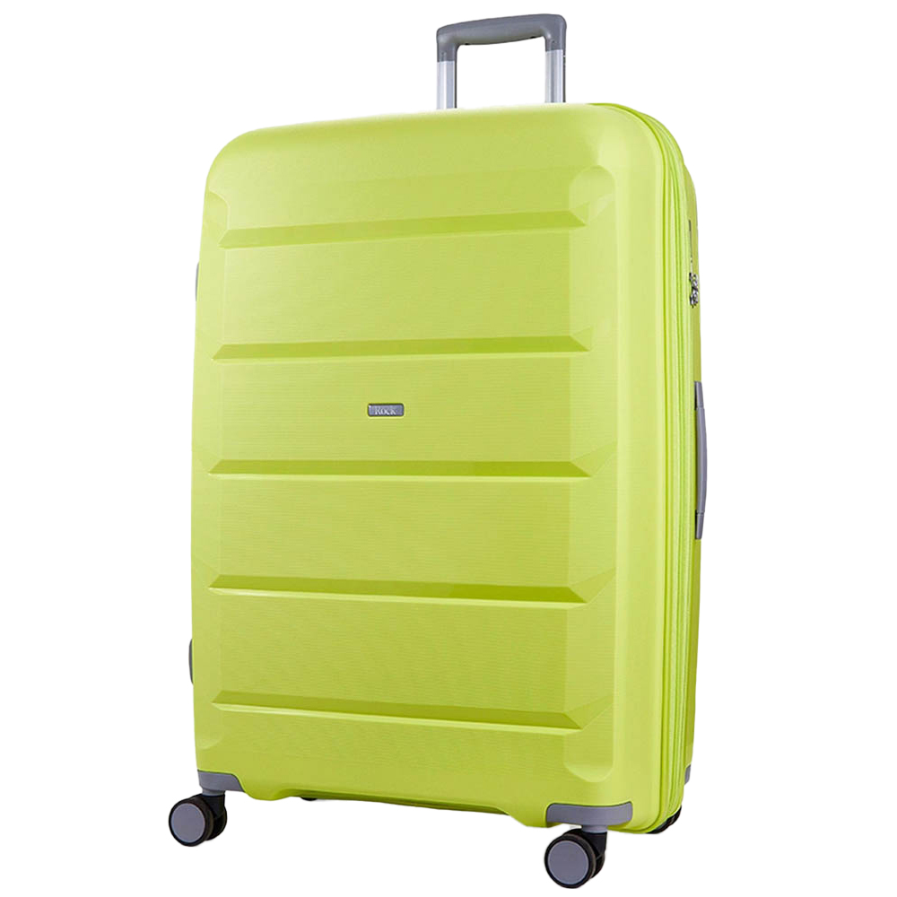Rock Tulum Large Green Hardshell Expandable Suitcase Image 1