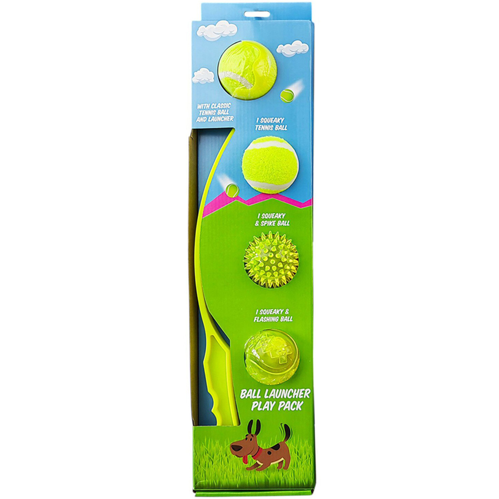 Ball Launcher Dog Toy Play Pack Image 1