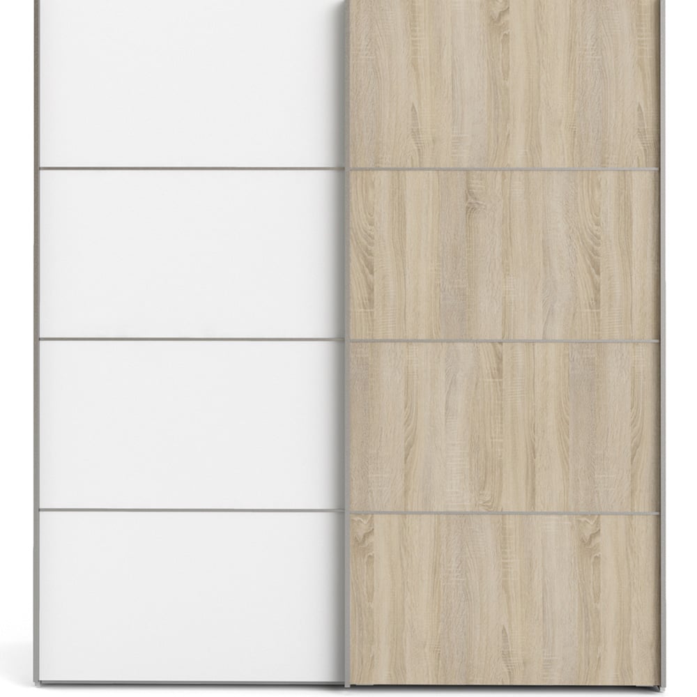 Florence Verona 2 Door White Sliding Wardrobe Image 3
