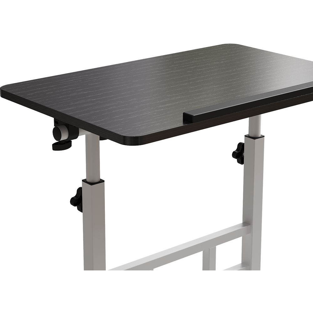 Living and Home Height Adjustable Mobile Laptop Desk Black Image 6