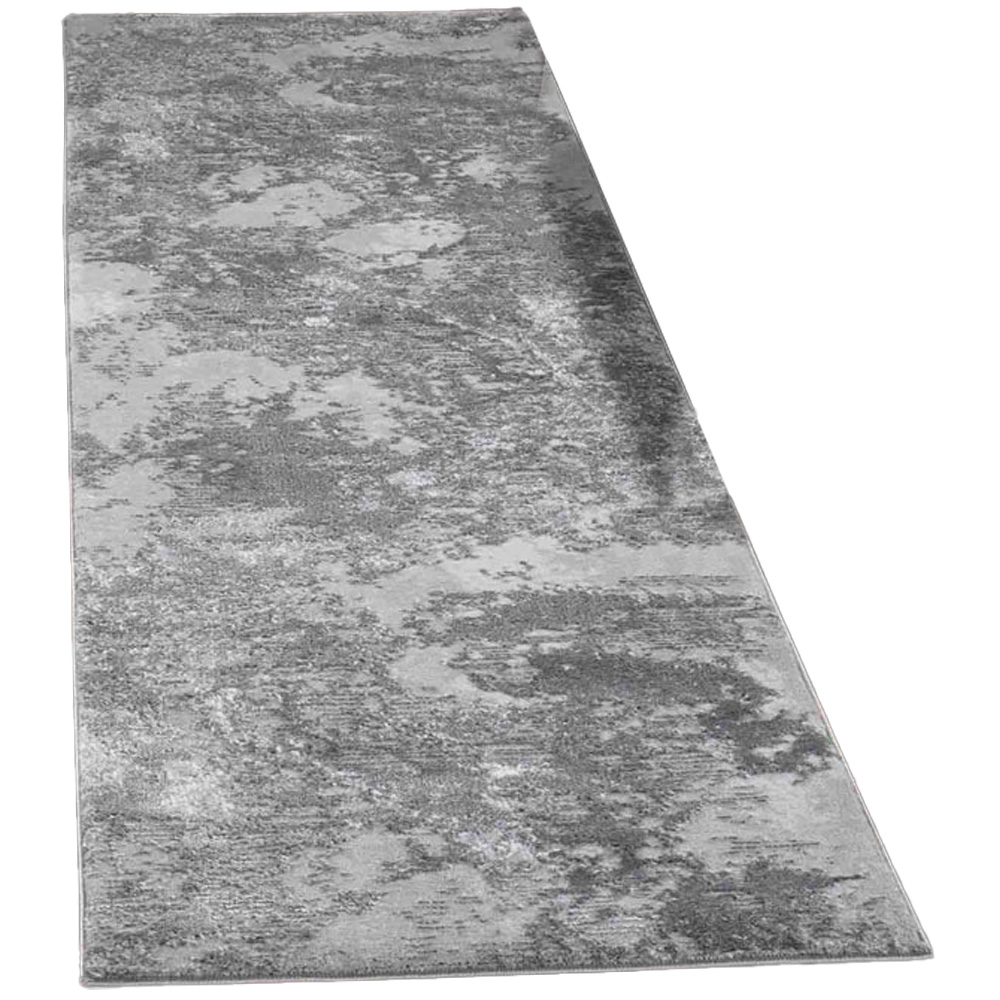 Desire Rugs Serenity Grey Abstract Sprayed Grunge Texture Rug 60 x 220cm Image 1