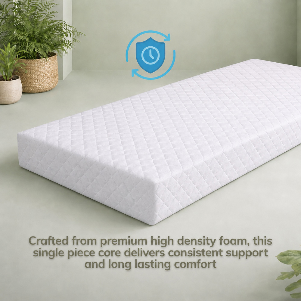 Opulent Home Waterproof Anti-Allergy Baby Cot Bed Mattress 120 x 60 x 15cm Image 5