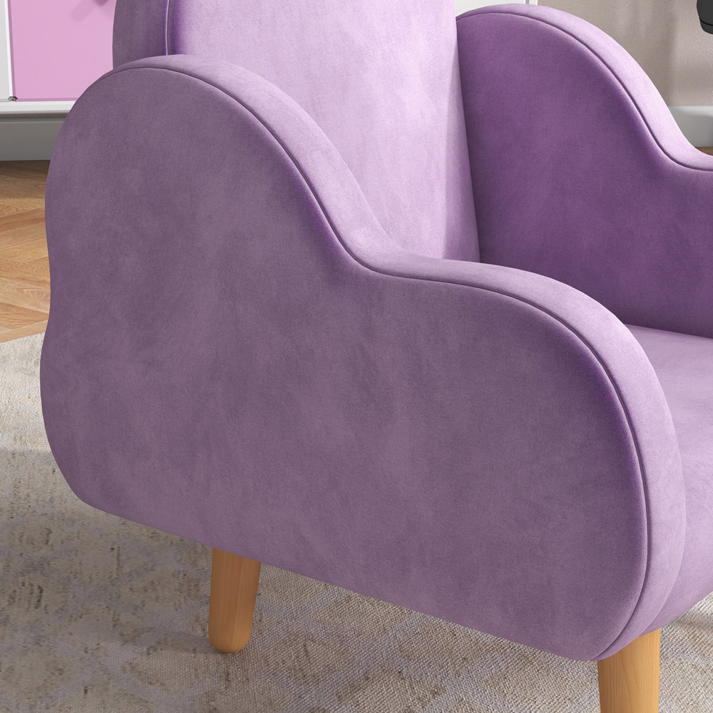 Tommy Toys Purple Cloud Shaped Kids Armchair Image 3