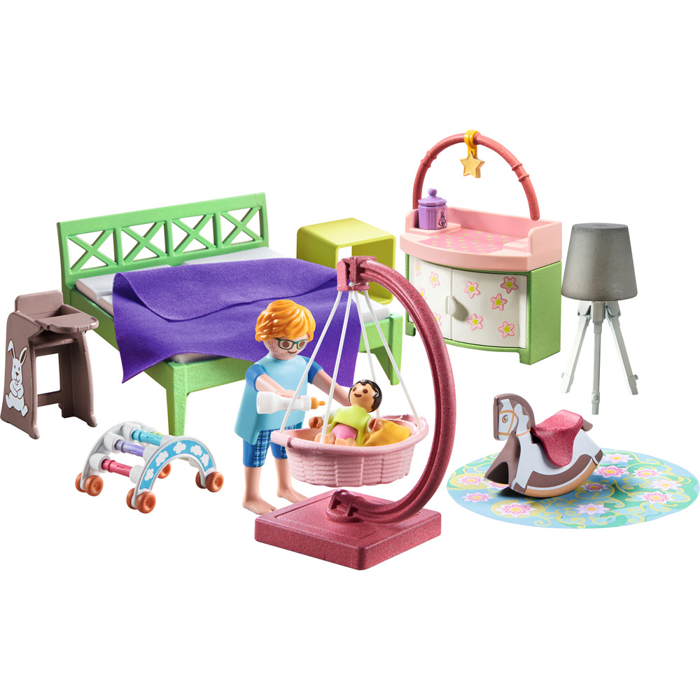 Playmobile Bedroom with Baby Corner Playset Image 3