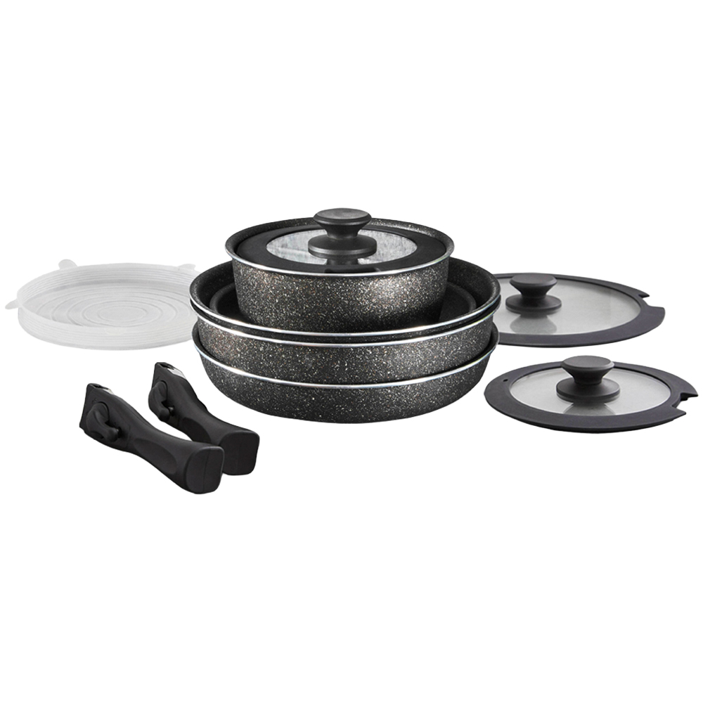 Tower Precision 13 Piece Black Cookware Set Image 1