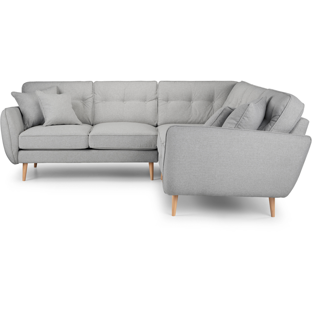 Opry Faro 4 Seater Button Back Ashen Left Hand Corner Sofa Image 3