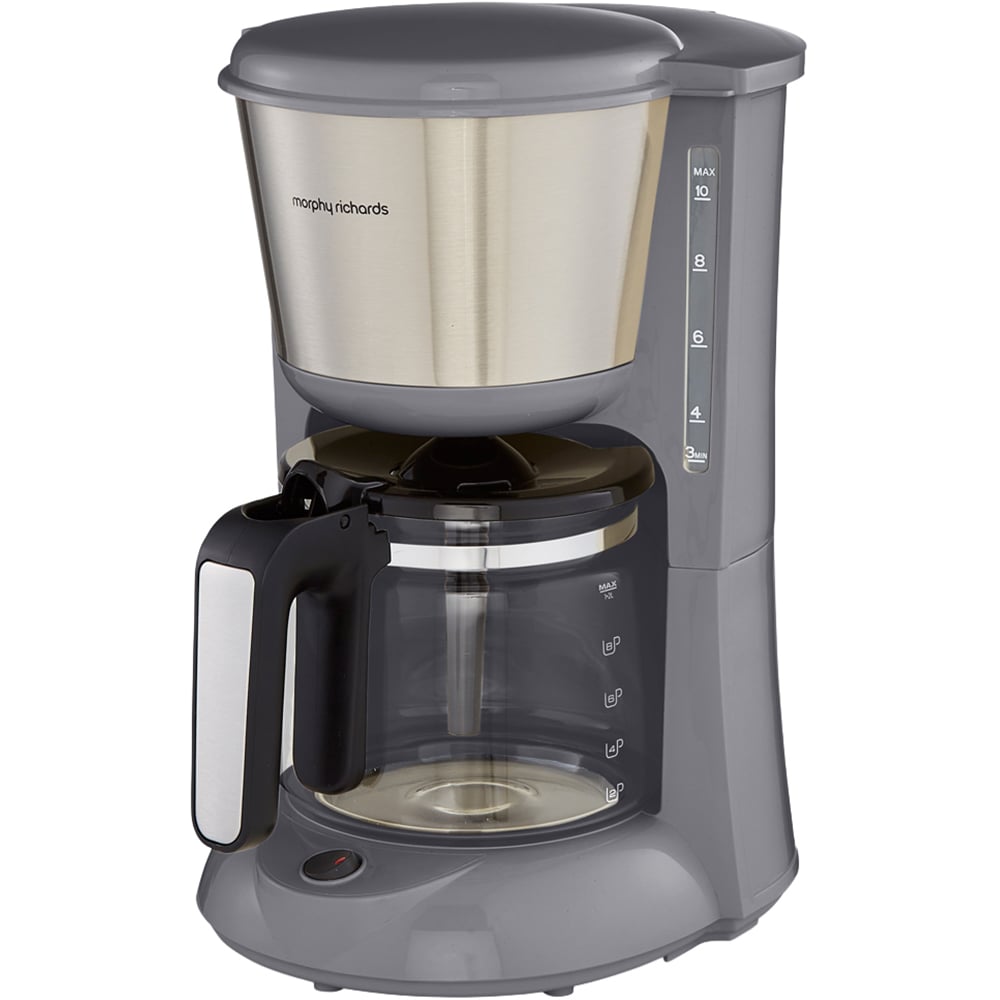 Morphy Richards 162505 Grey Equip 1.2L Filter Coffee Machine Image 1