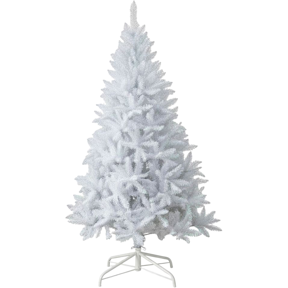 The Christmas Centre Hatfield White PVC Artificial Xmas Tree 7ft Image 1