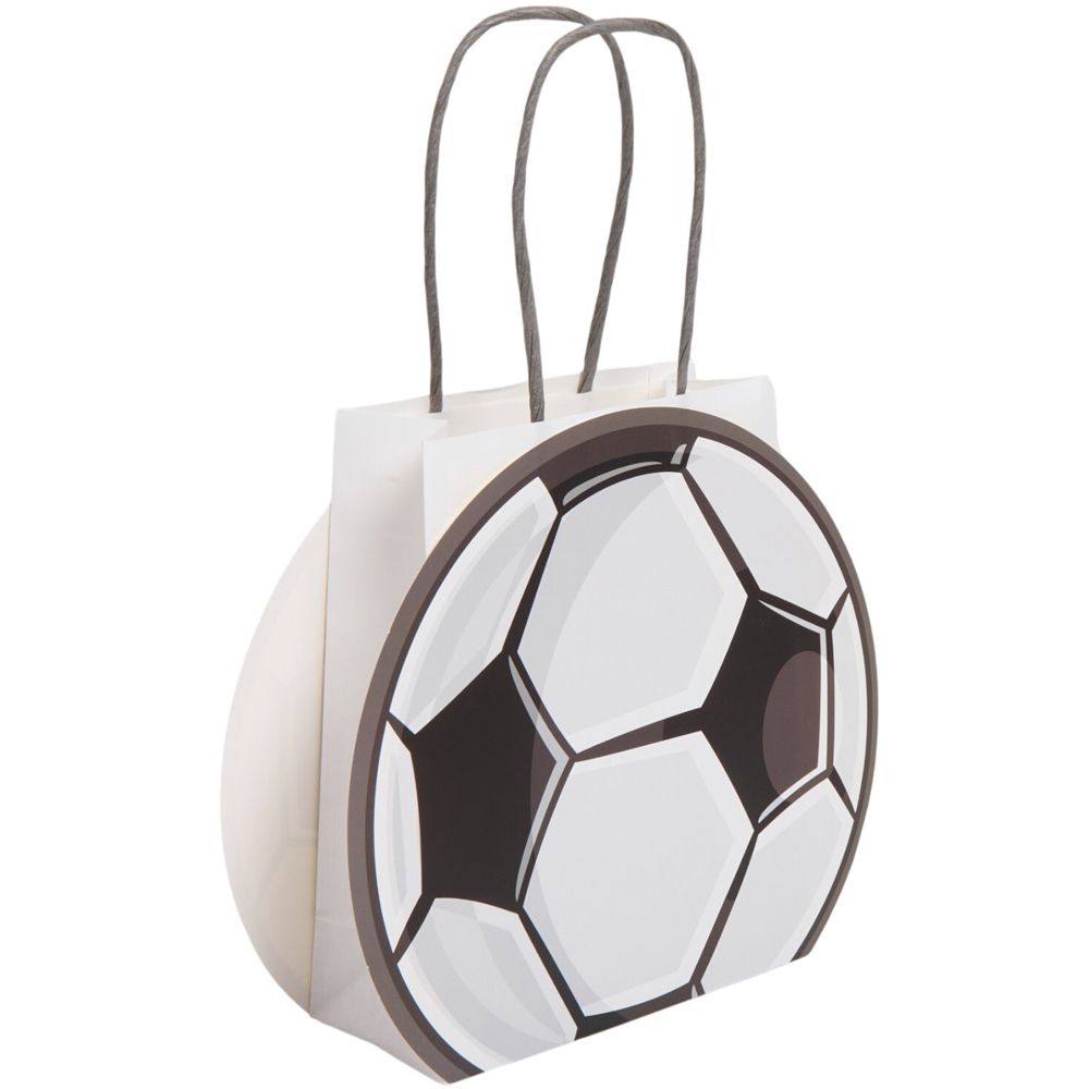 Pack of 10 Football Shaped Party Bags Image 6