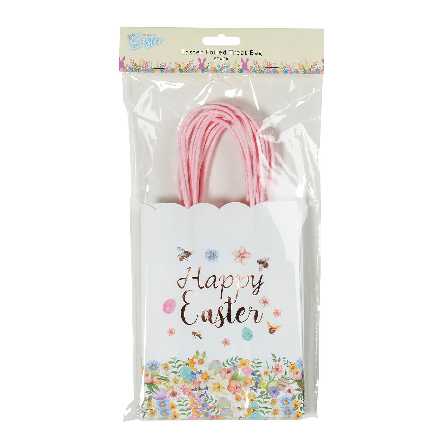 Easter Foiled Treat Bags - White Image 1