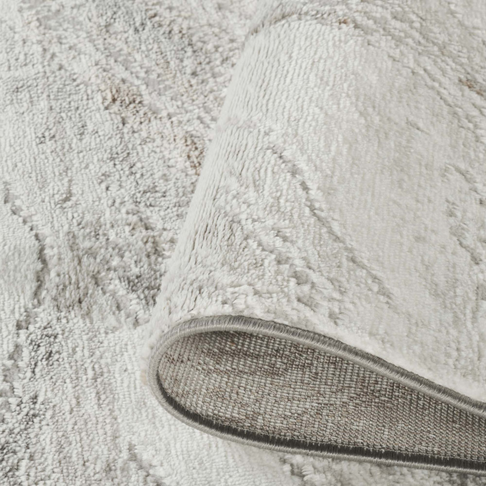 Desire Rugs Novu Stream Beige Modern Abstract Metallic Sheen Rug 160 x 230cm Image 4