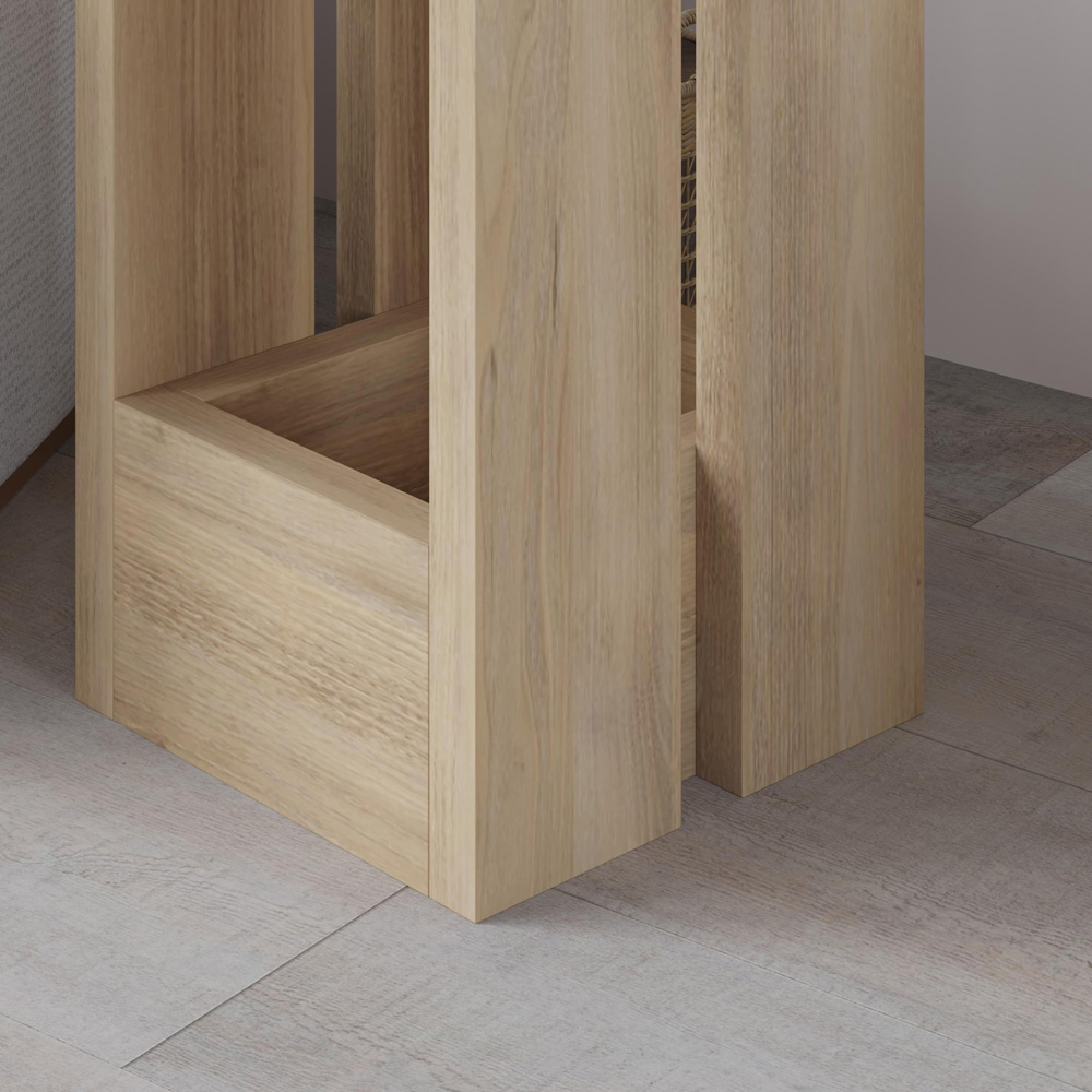 Decortie Tasos Sapphire Oak Side Table Image 3