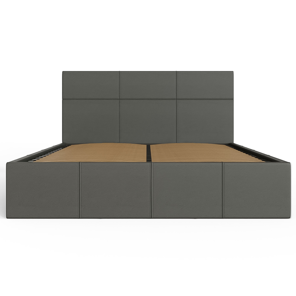 GFW Double Grey Side Lift Ottoman Bed Image 5